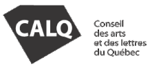 Conseil des arts et des lettres du Québec logo
